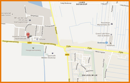 google maps - hotelhet oosten